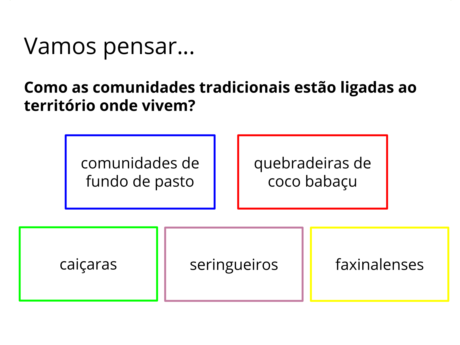 Tradicionais comunidades povos direito conceito