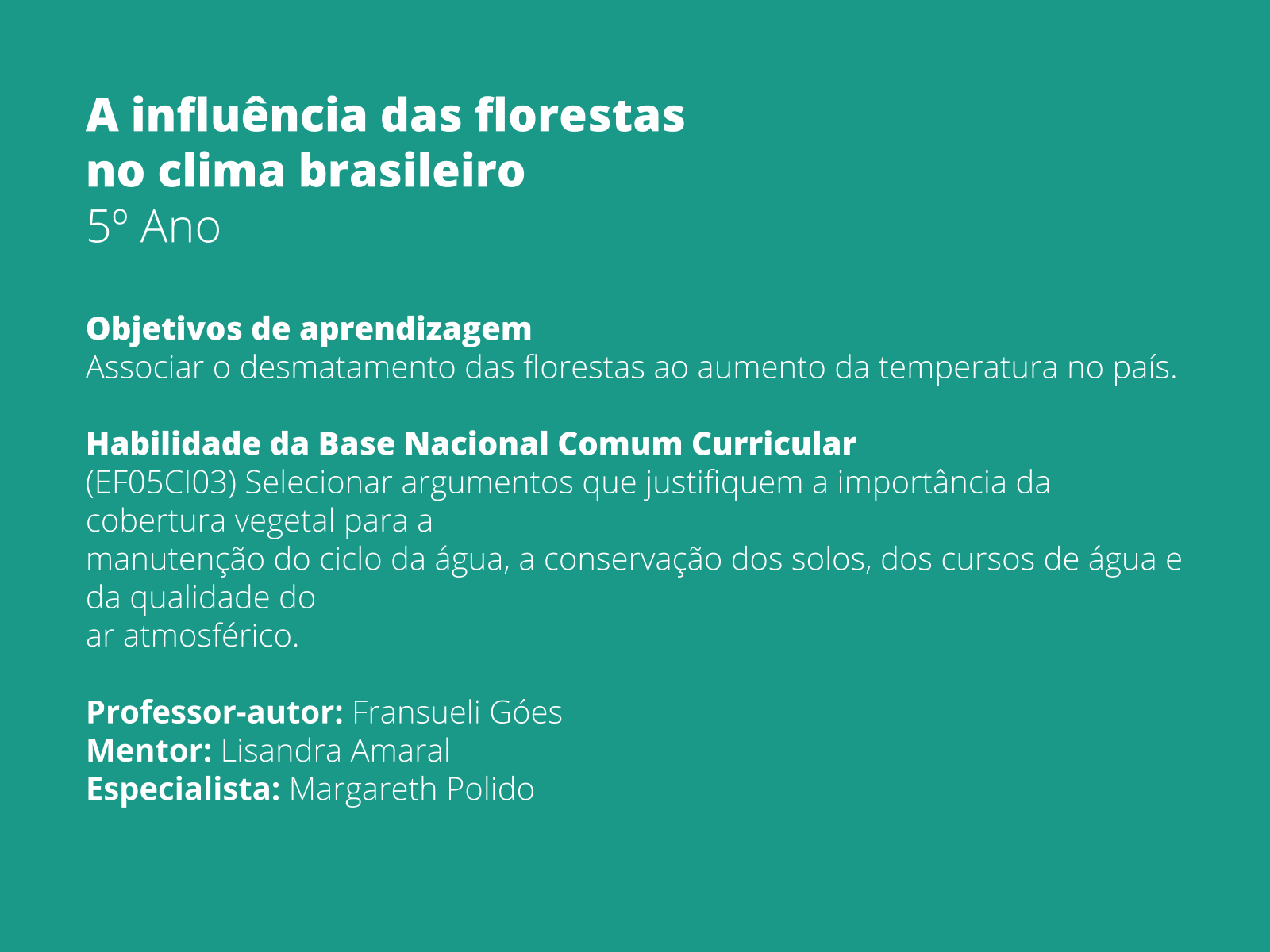 Sobre esta aula