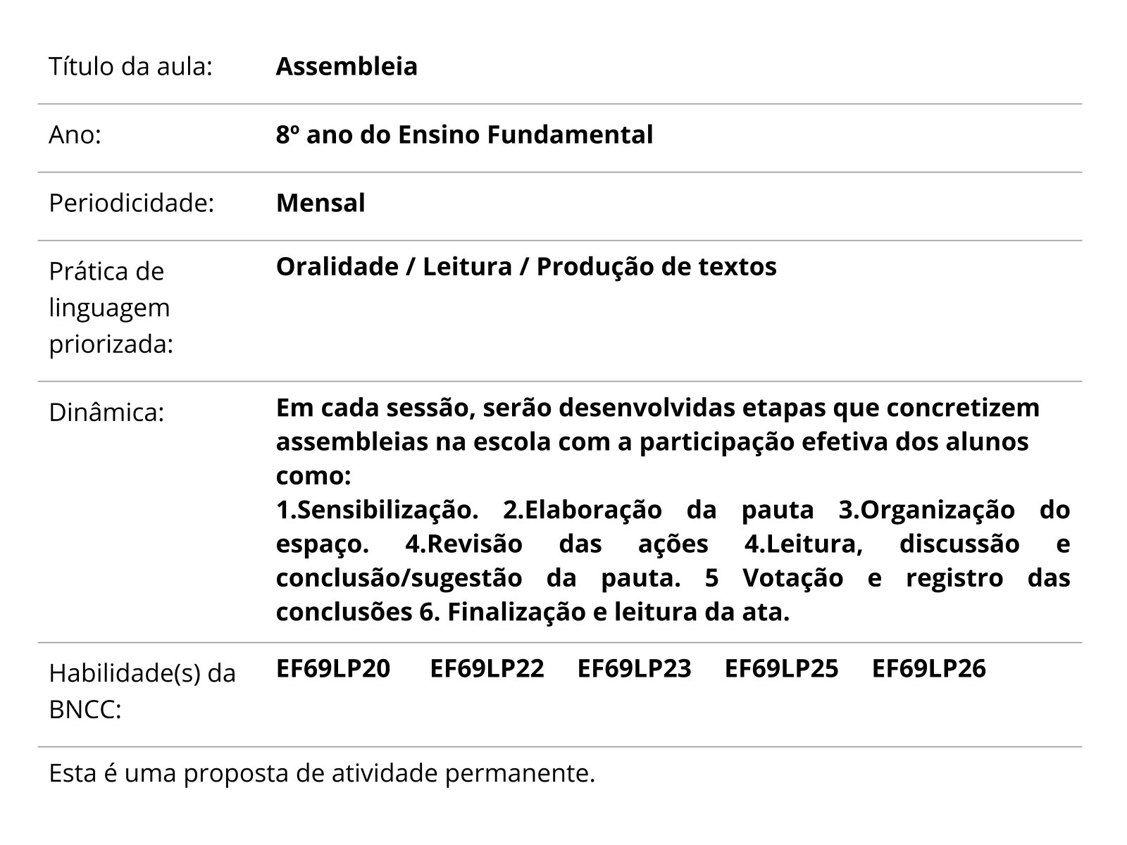 Plano de aula - 8o ano - Como escrever um conto