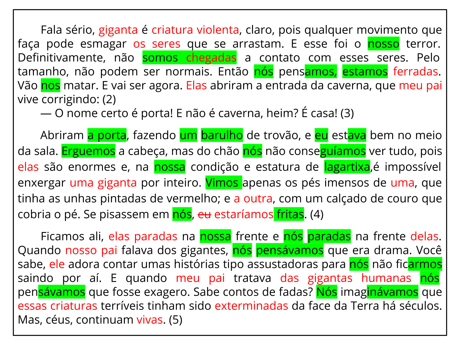 Concordância Entre Artigo Substantivo E Adjetivo Exemplos