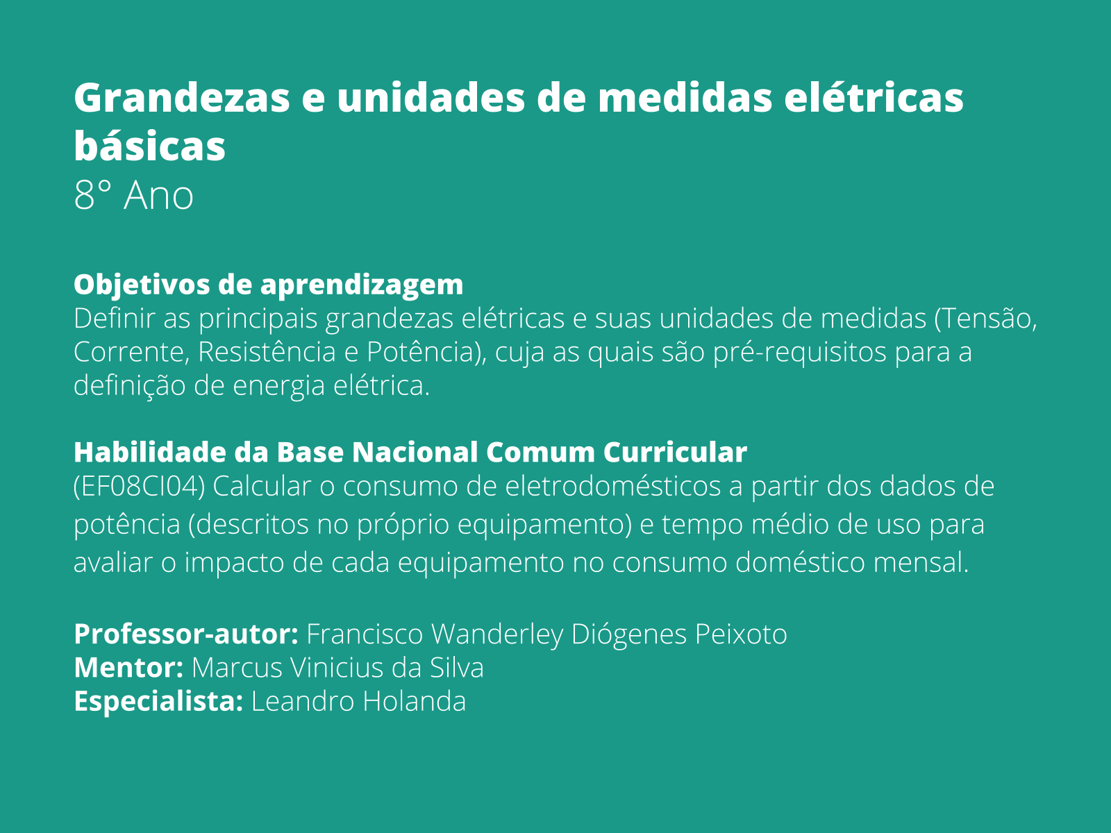 Potencias de Dez Unidades de Medida Resumo