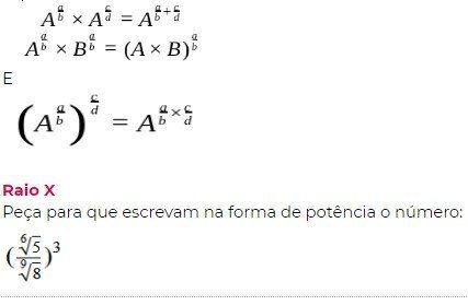 Operações com potências