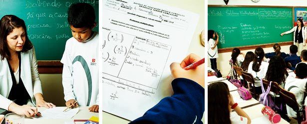 Compartilhar diferentes estratégias para resolver problemas dá ao aluno a oportunidade de aprender com o outro.. Fotos: Patrícia Stavis