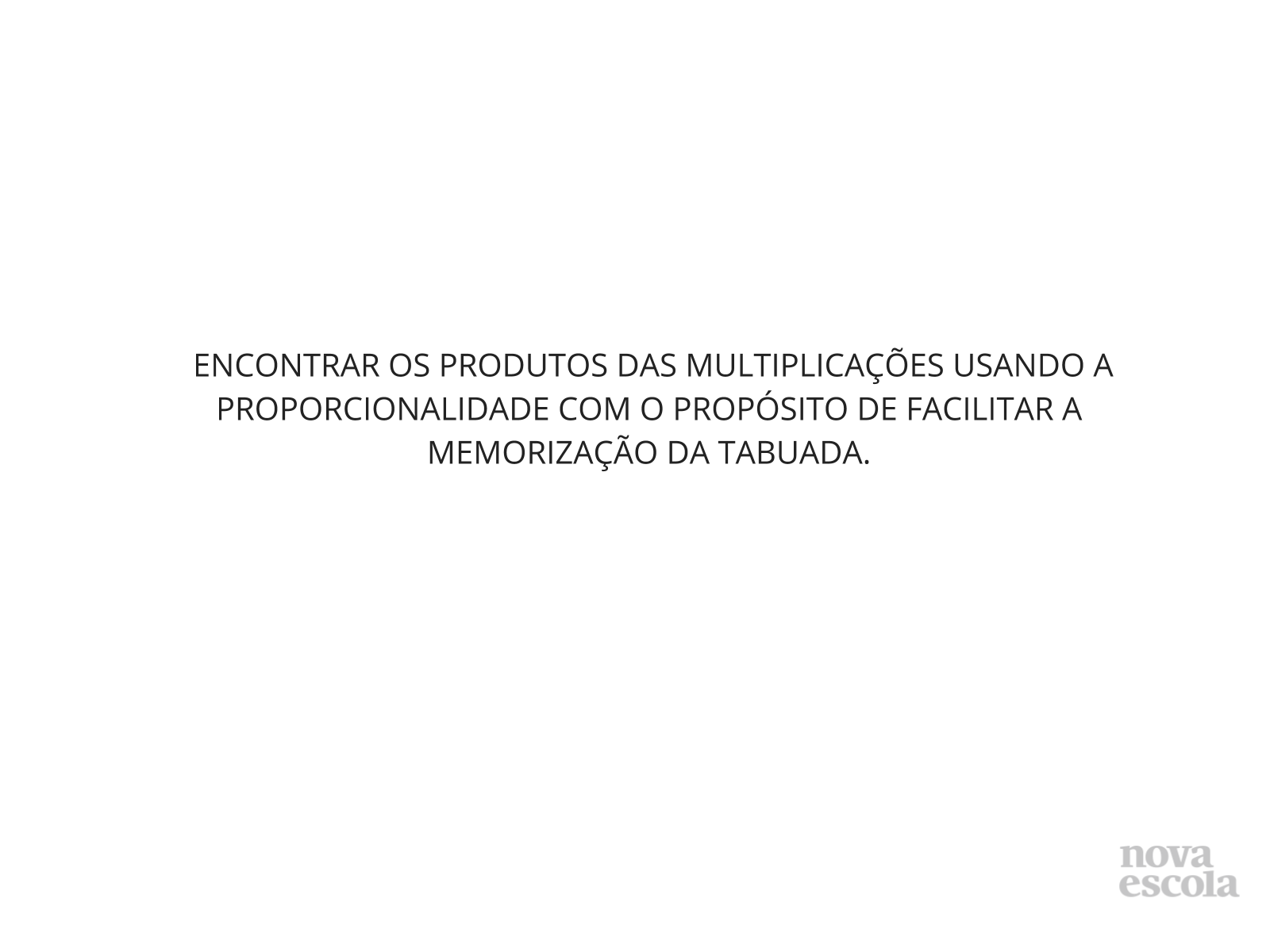 Fatos Fundamentais da multiplicação - Tabuada - Planos de aula - 3º ano