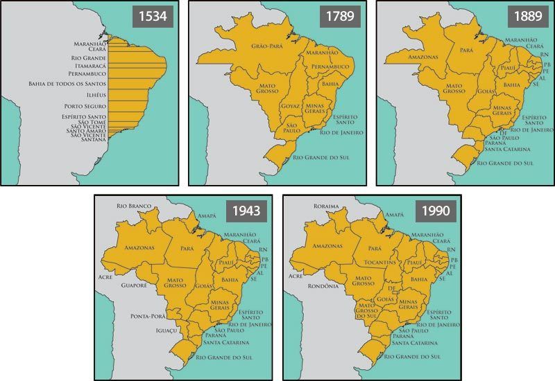 Mapa do Brasil: Regiões, estados e capitais - Estudo Prático