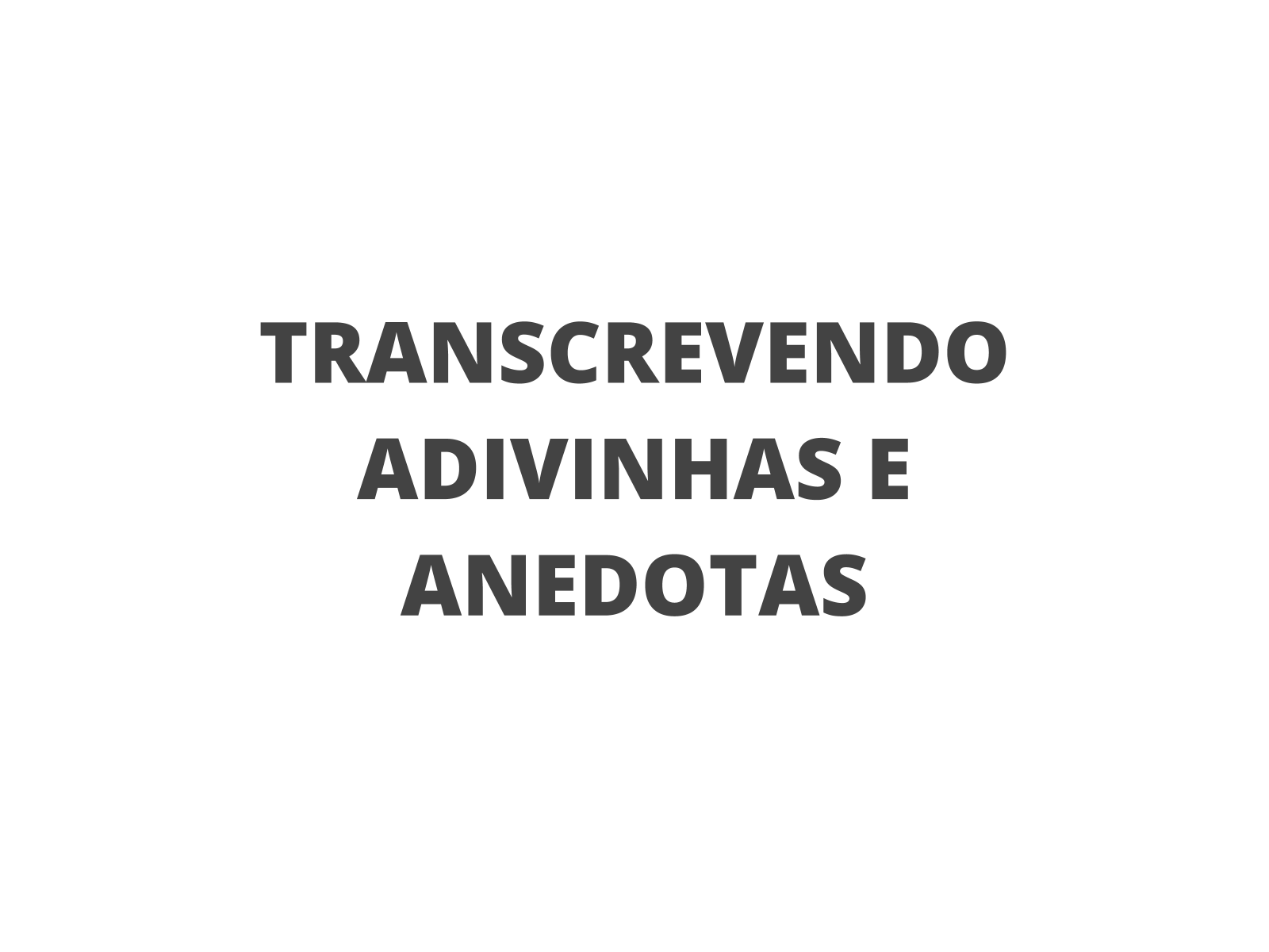 Tema da aula