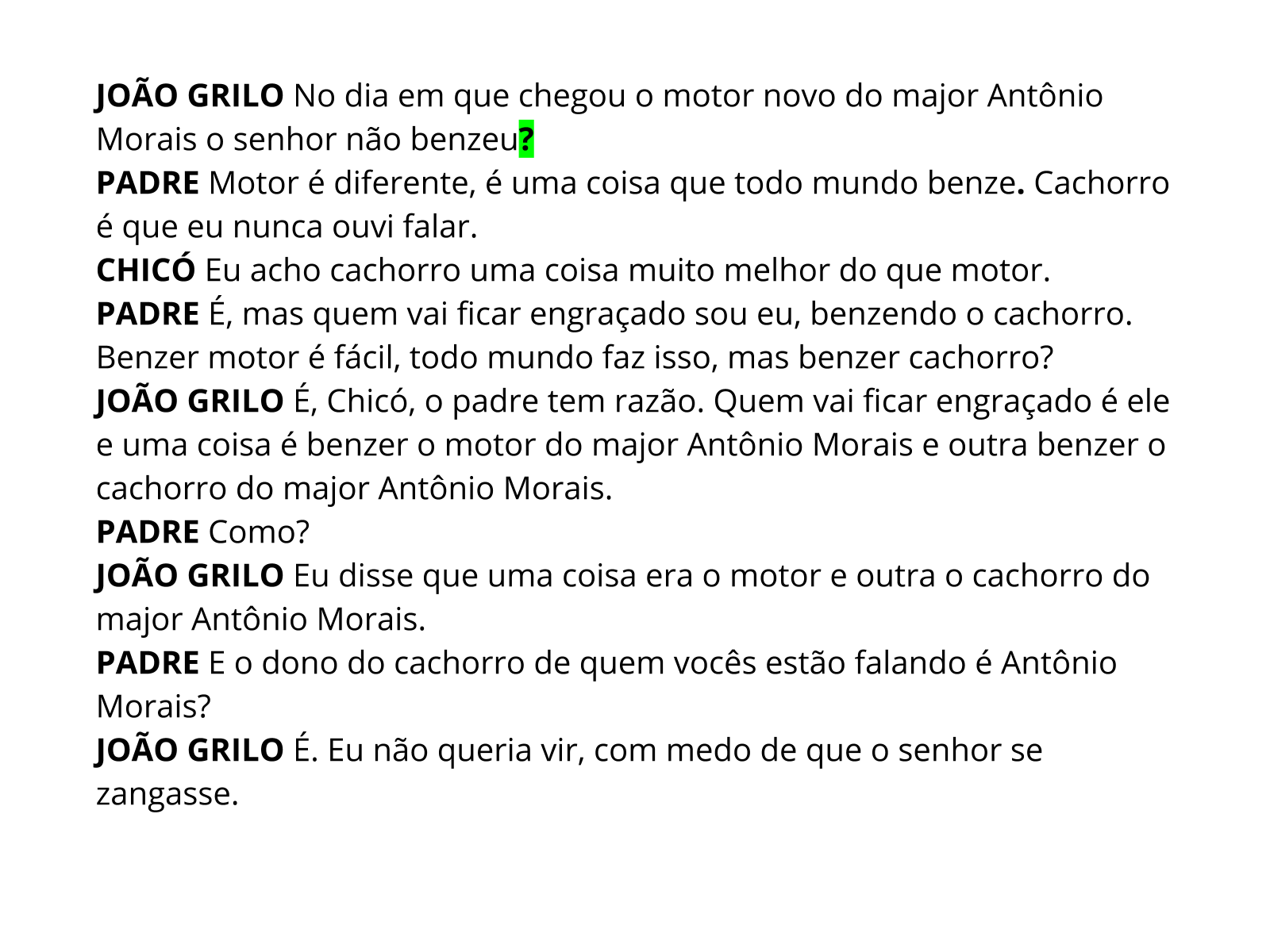 O texto teatral: pontuação, entonação e rubricas - Planos de aula - 6º ...