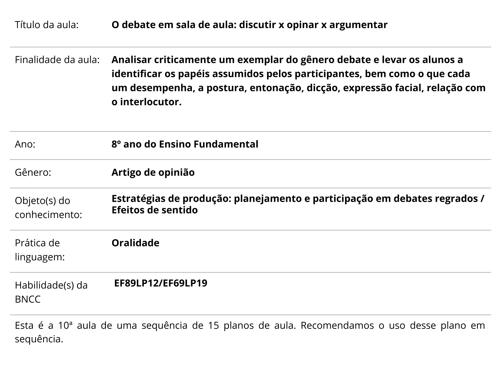 Sobre este plano