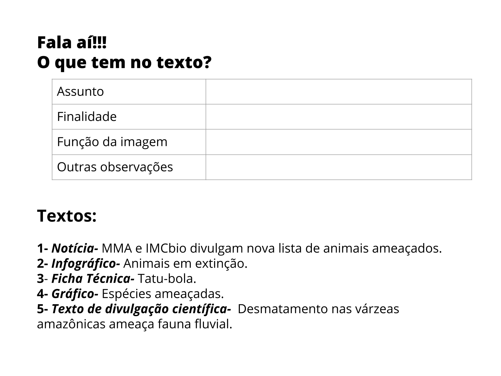 Leitura e análise de textos multissemióticos - Planos de aula - 5º ano ...