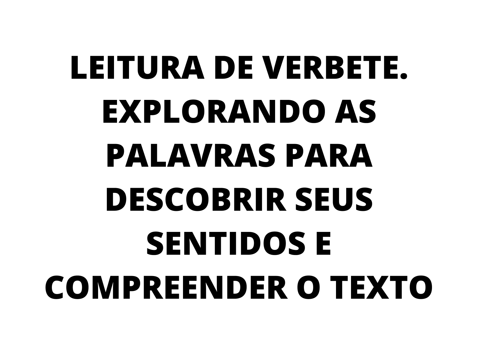 Plano de aula 2 ano Verbete de enciclop dia infantil