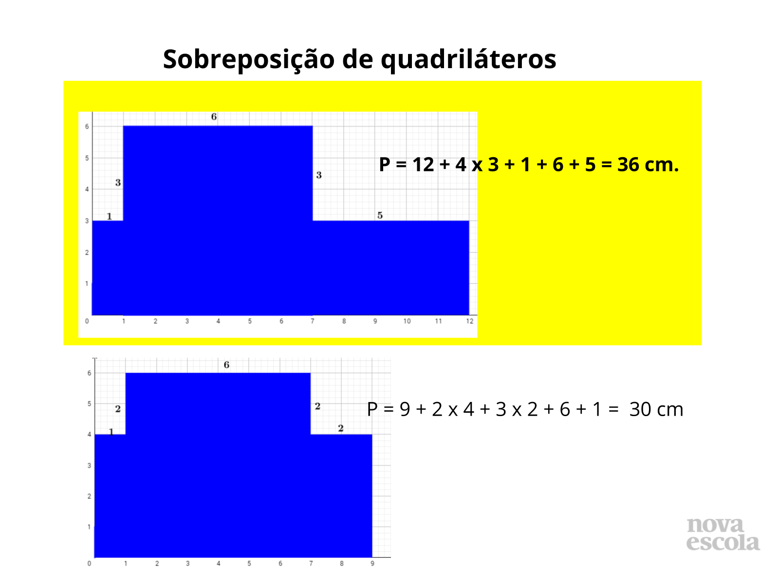 Sobreposição de quadriláteros solução 1 (slides 16 ao 21)