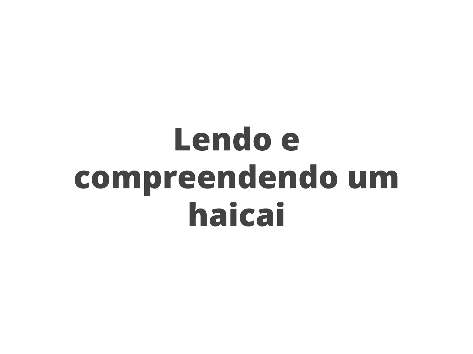 Tema da aula