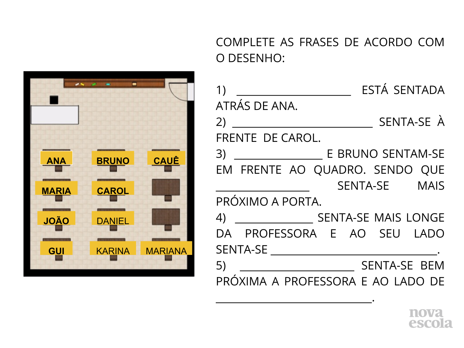 Explorando a sala de aula - Planos de Aula - 3º Ano