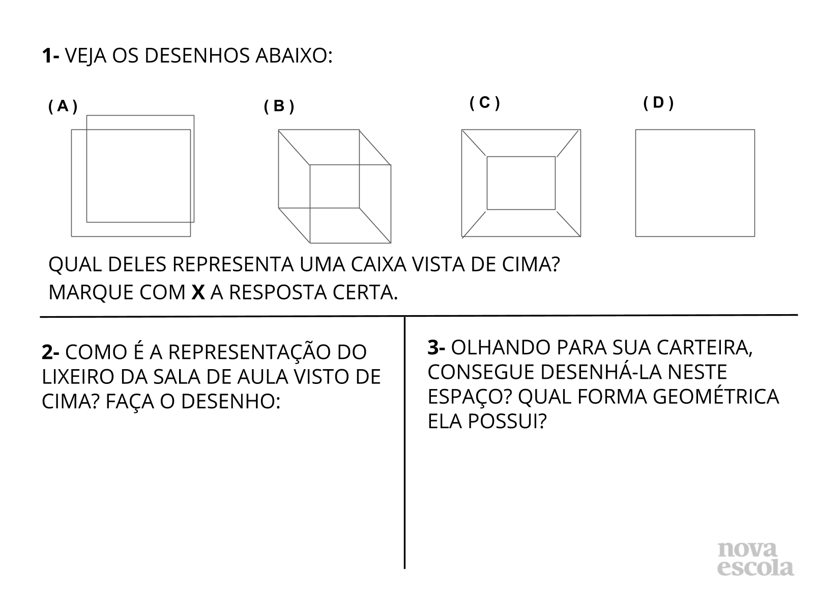 Explorando objetos em diferentes pontos de vista- Planos de aula - 2º ano