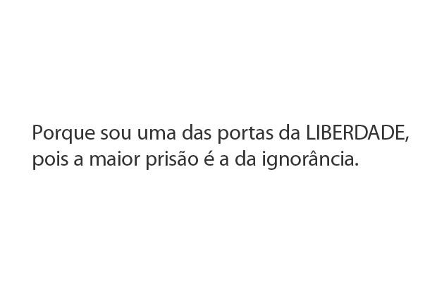 Orgulho de ser chamada de professora