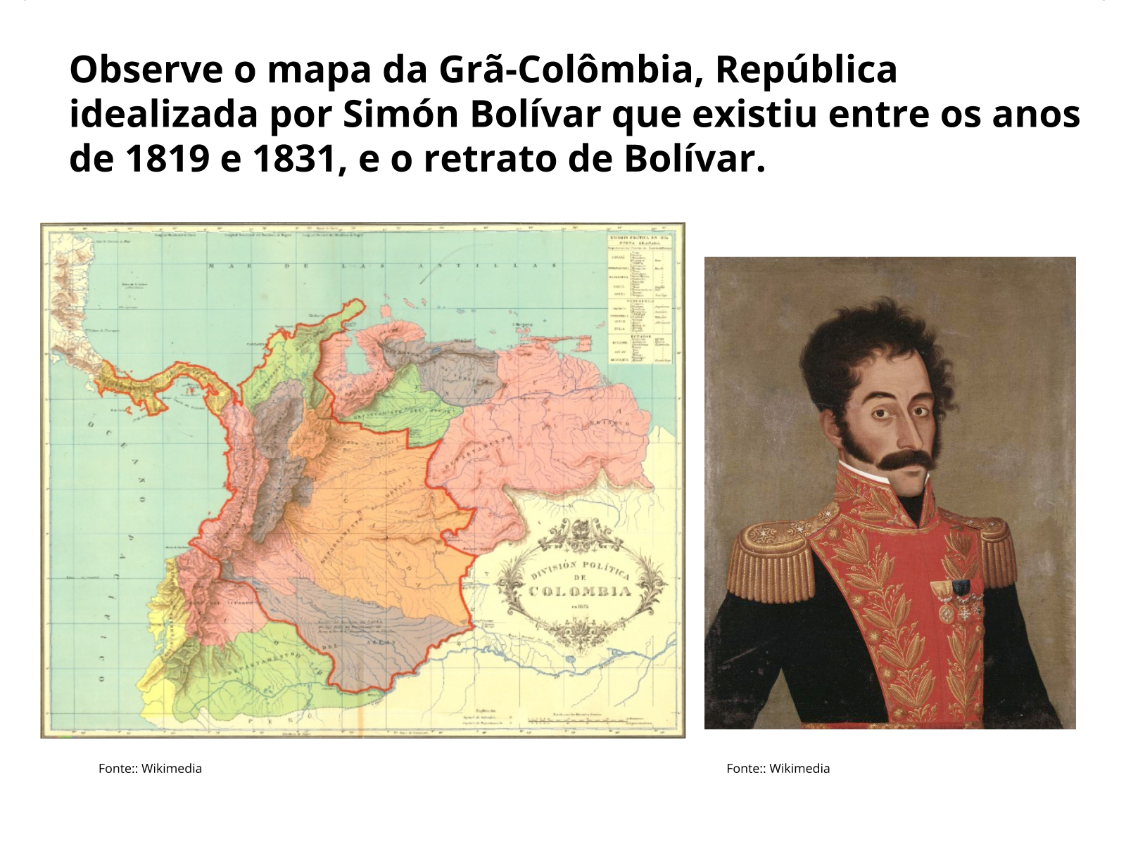 Plano de aula - 8º ano - A Independência da Bolívia e a participação ...