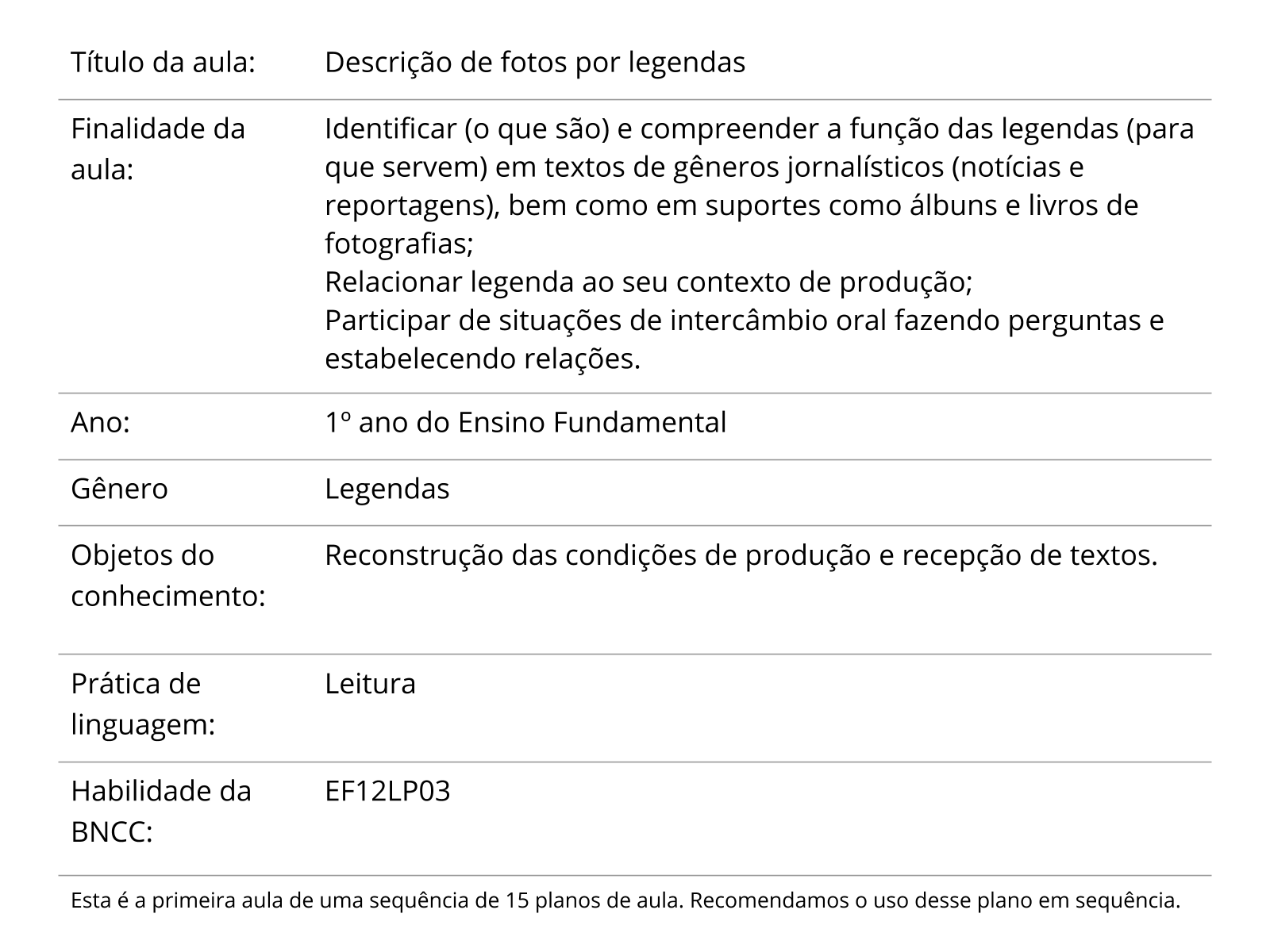 Plano de aula - 1º ano - Caça-palavras na sala de aula