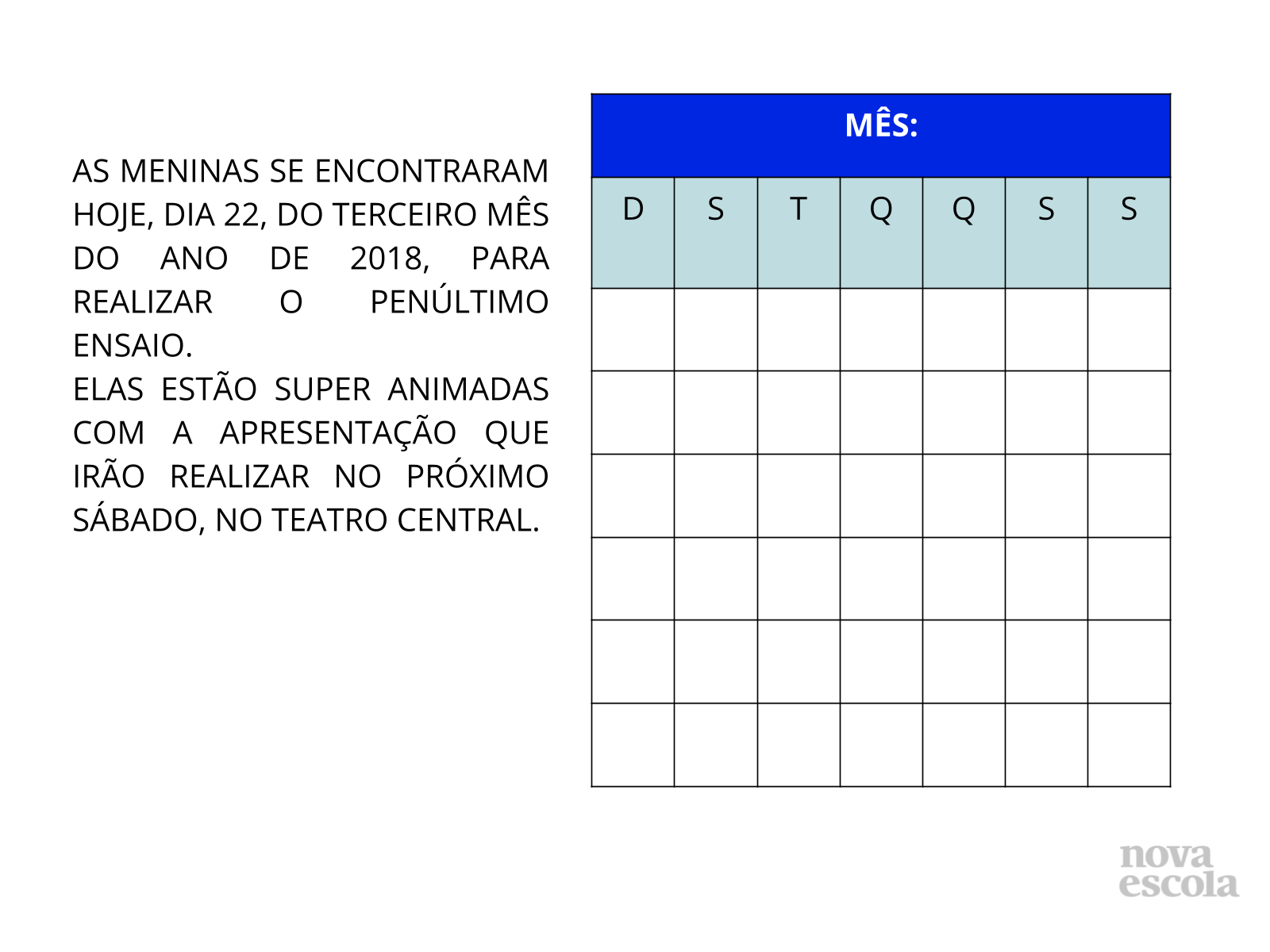 Medidas de tempo o calendário Planos de aula 2º ano