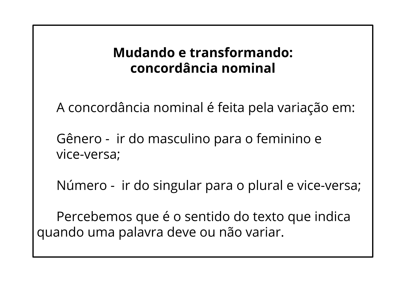 Texto Para Trabalhar Concordância Nominal 4 Ano