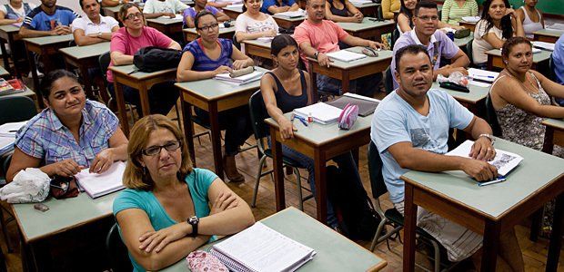 Medo frequenta as salas de aula