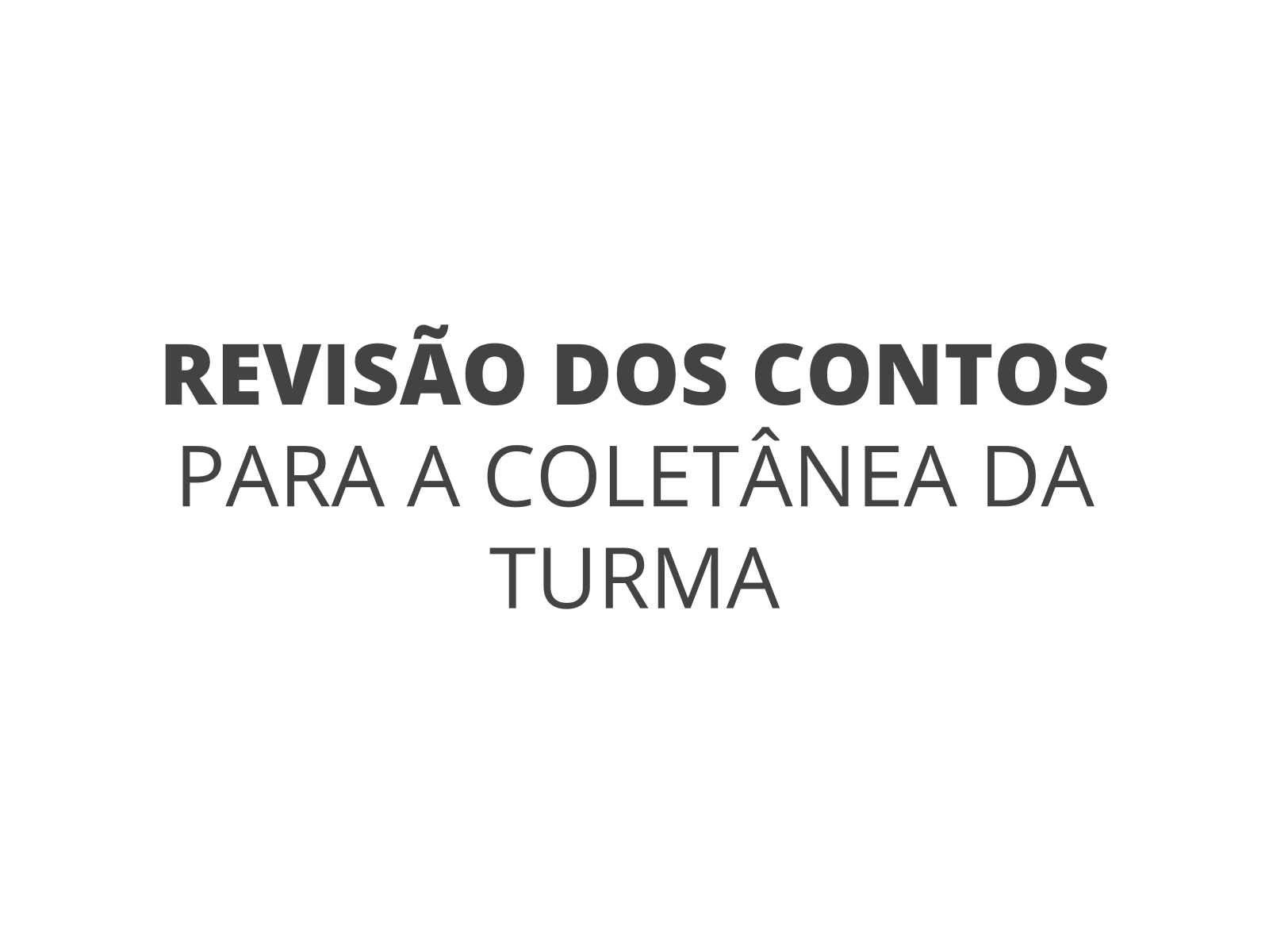 Tema da aula