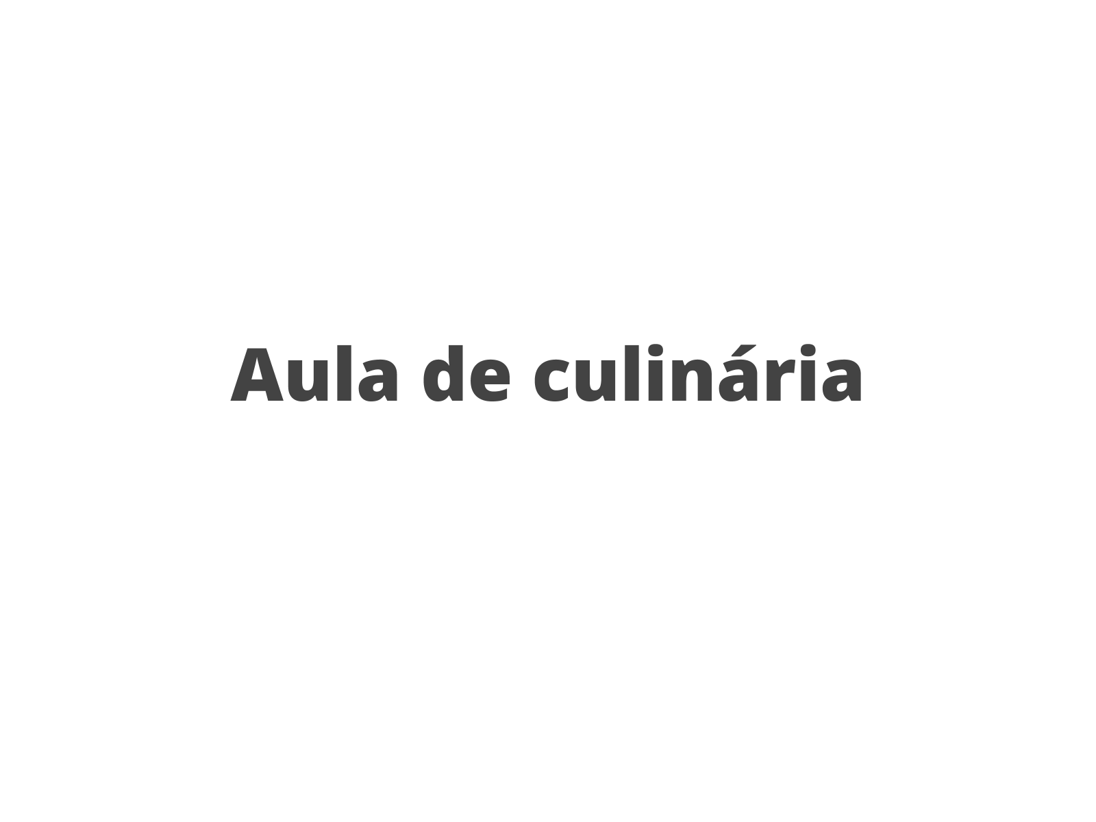 Tema da aula