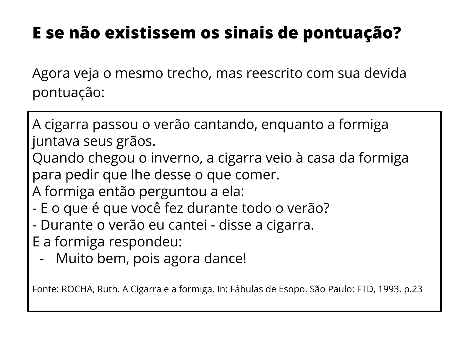 Para Que Serve A Pontuação No Texto