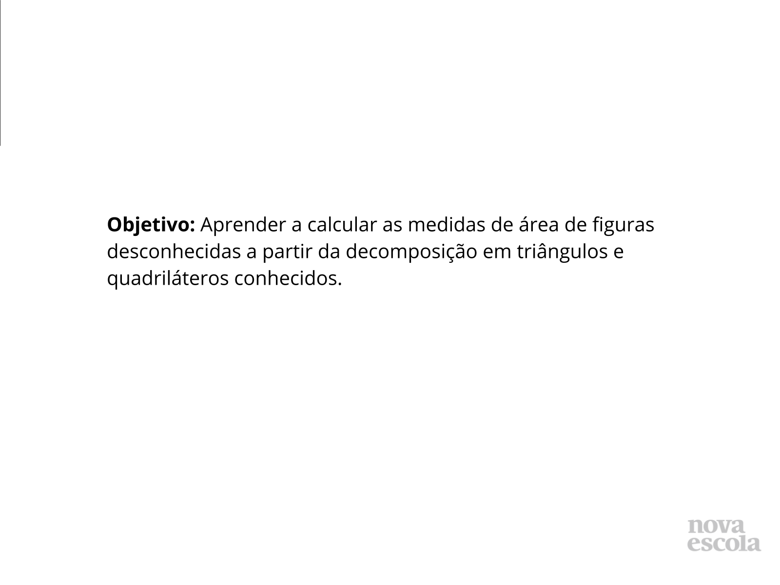 Objetivo da aula