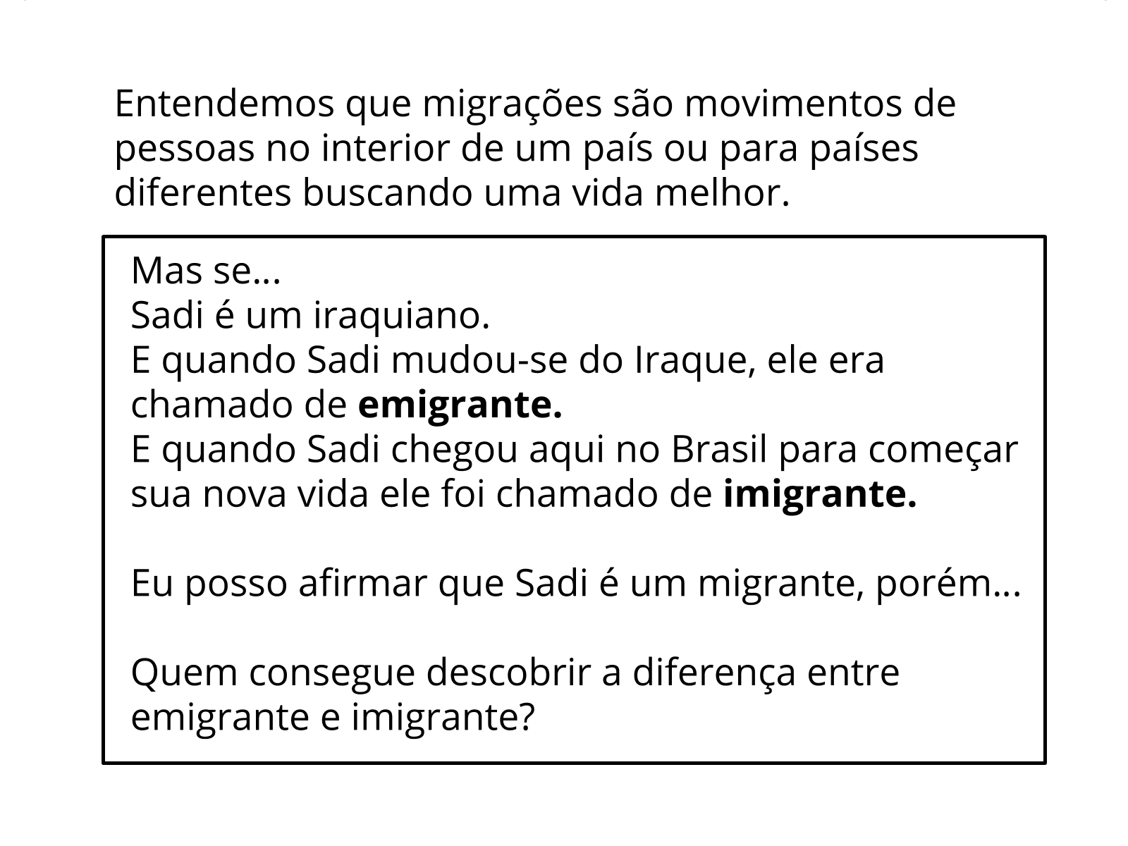 Plano De Aula 4º Ano Fluxos Migratórios E Suas Consequências 6023