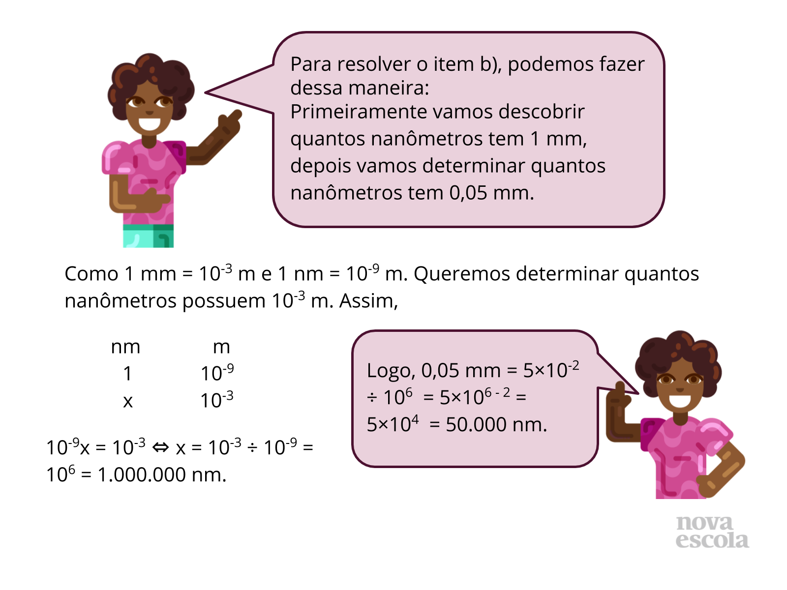 Distâncias muito curtas O nanômetro Planos de aula 9º ano