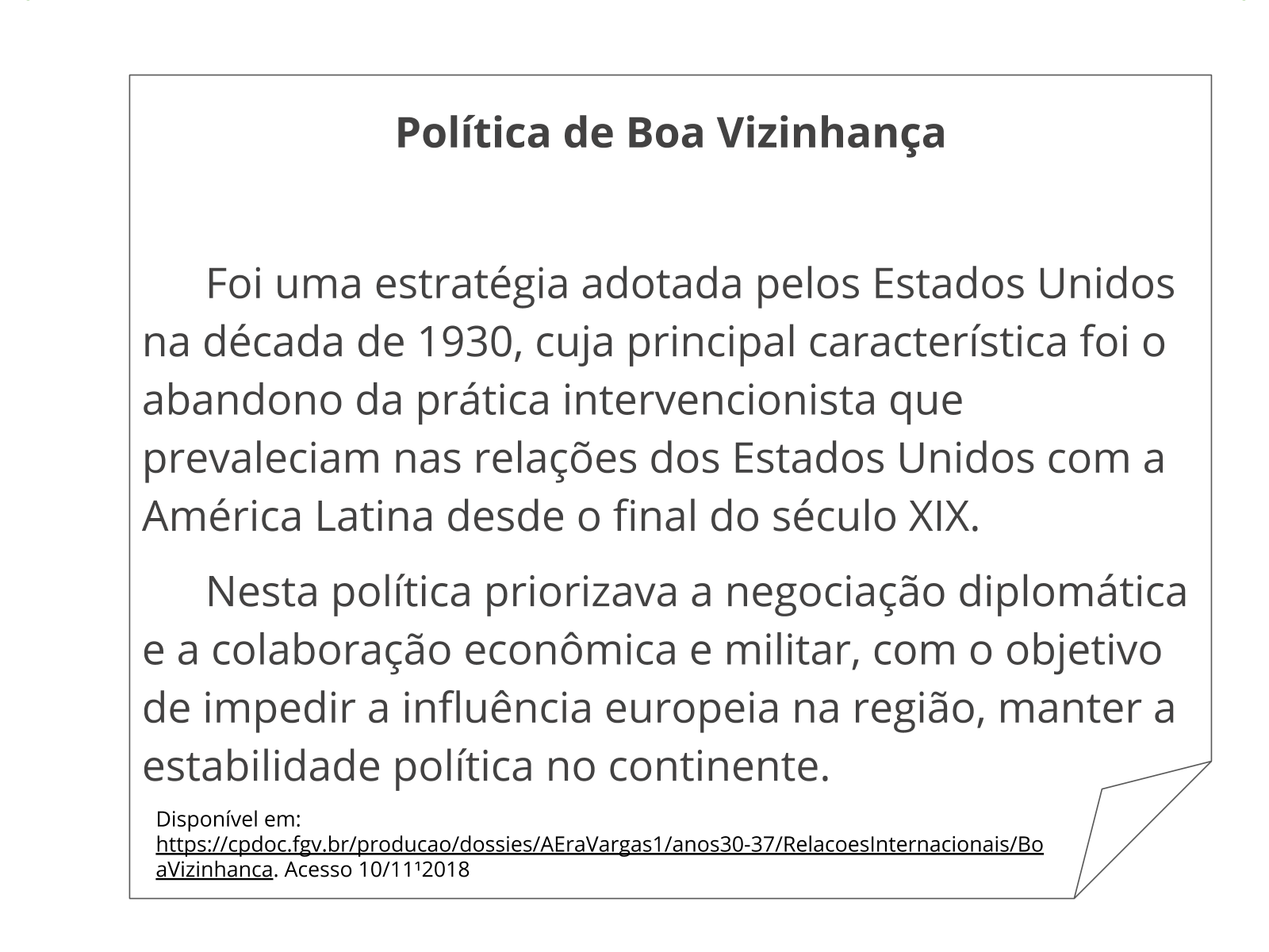 “A Política da Boa Vizinhança” nas relações entre o Brasil e Estados ...