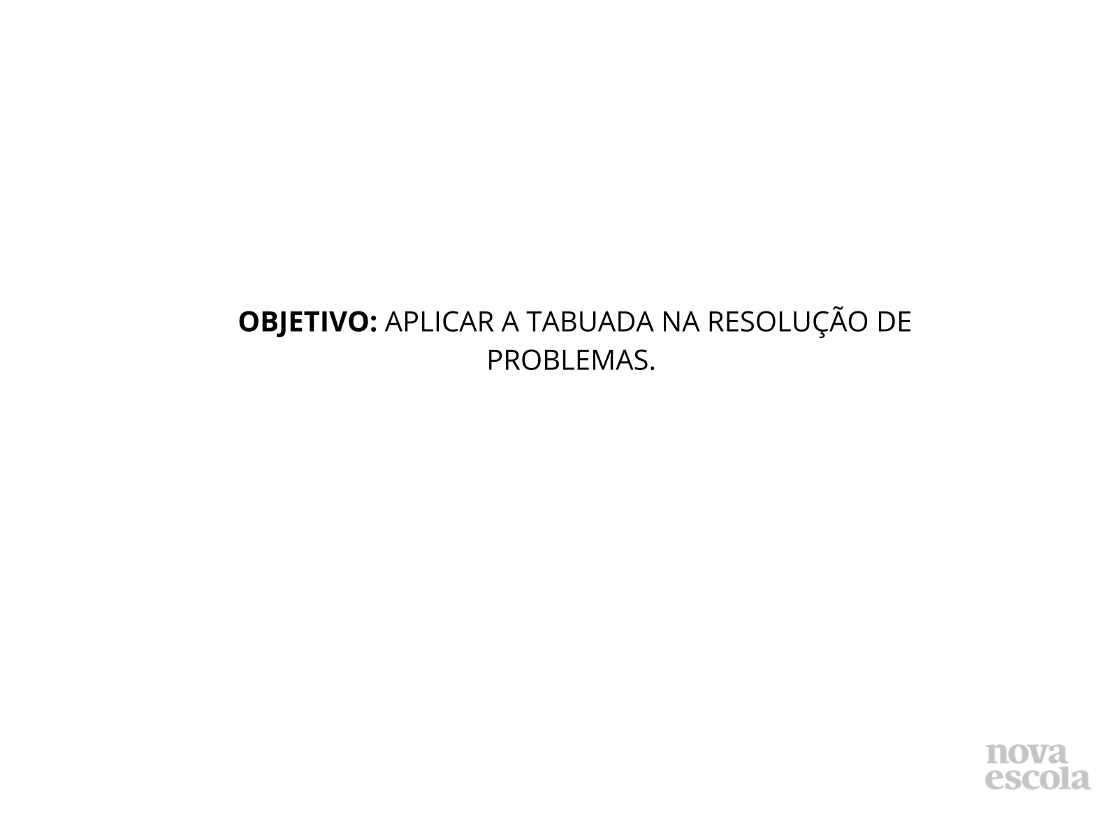 Objetivo da aula