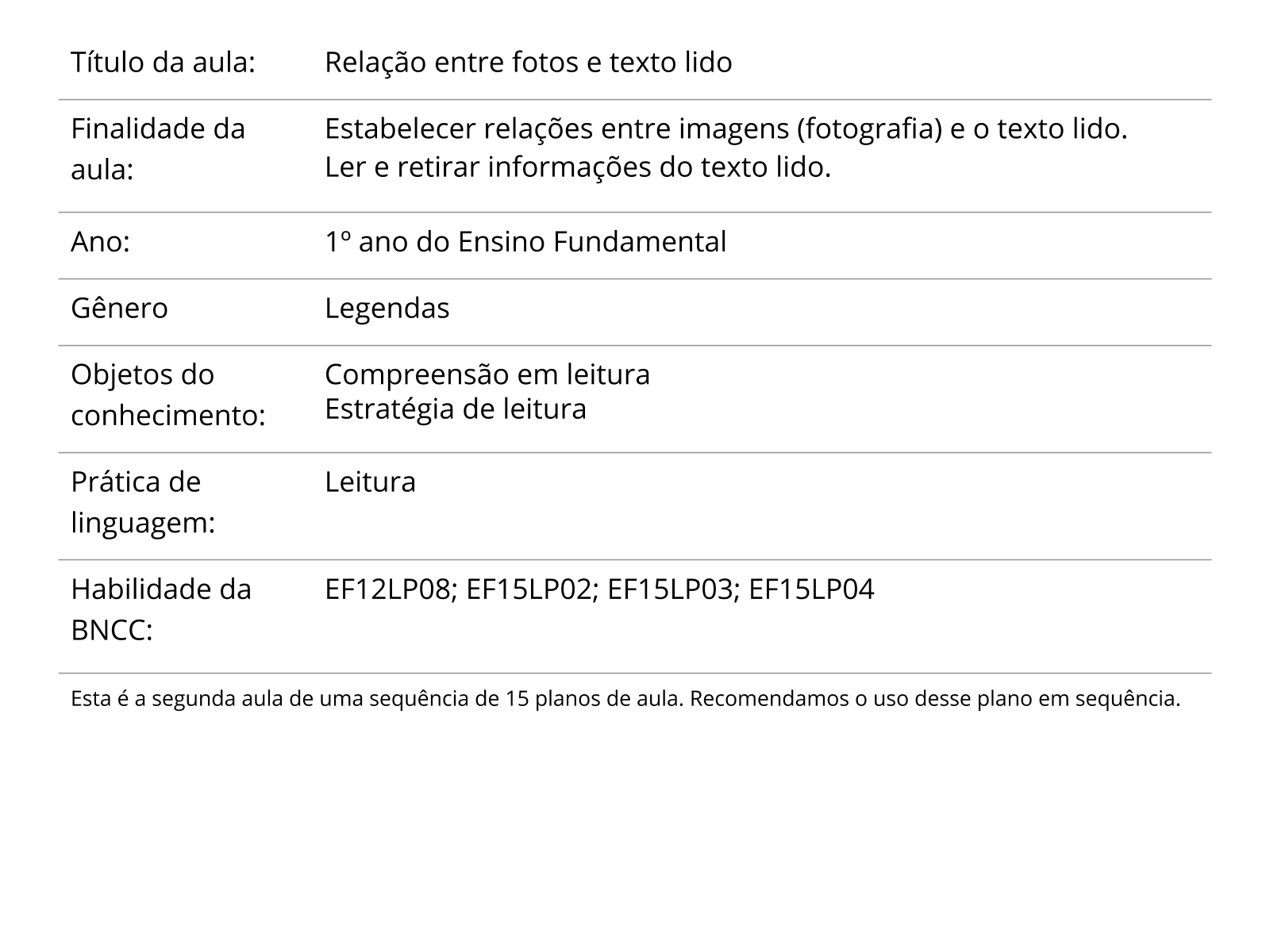 Plano de aula - 1º ano - Caça-palavras na sala de aula