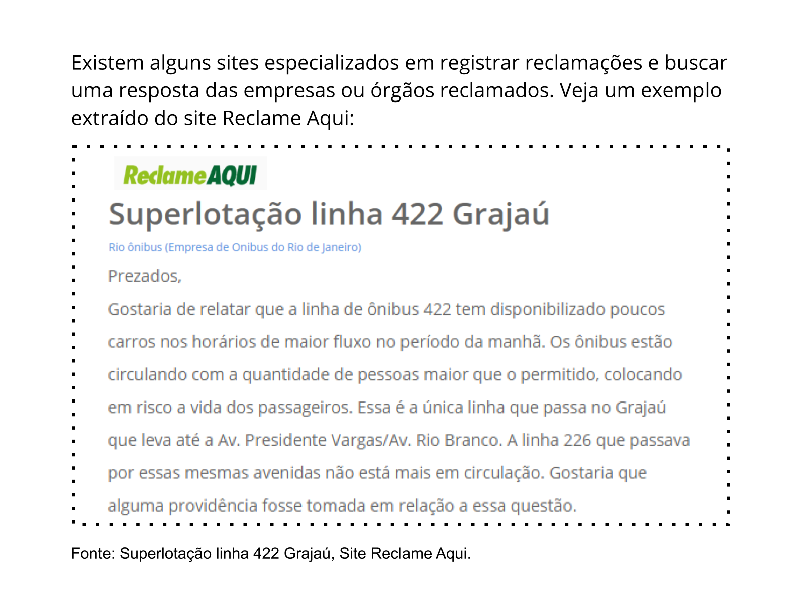 Plano De Aula 4º Ano Cartas De Reclamação Publicadas Em Jornais E Sites Especializados 2801