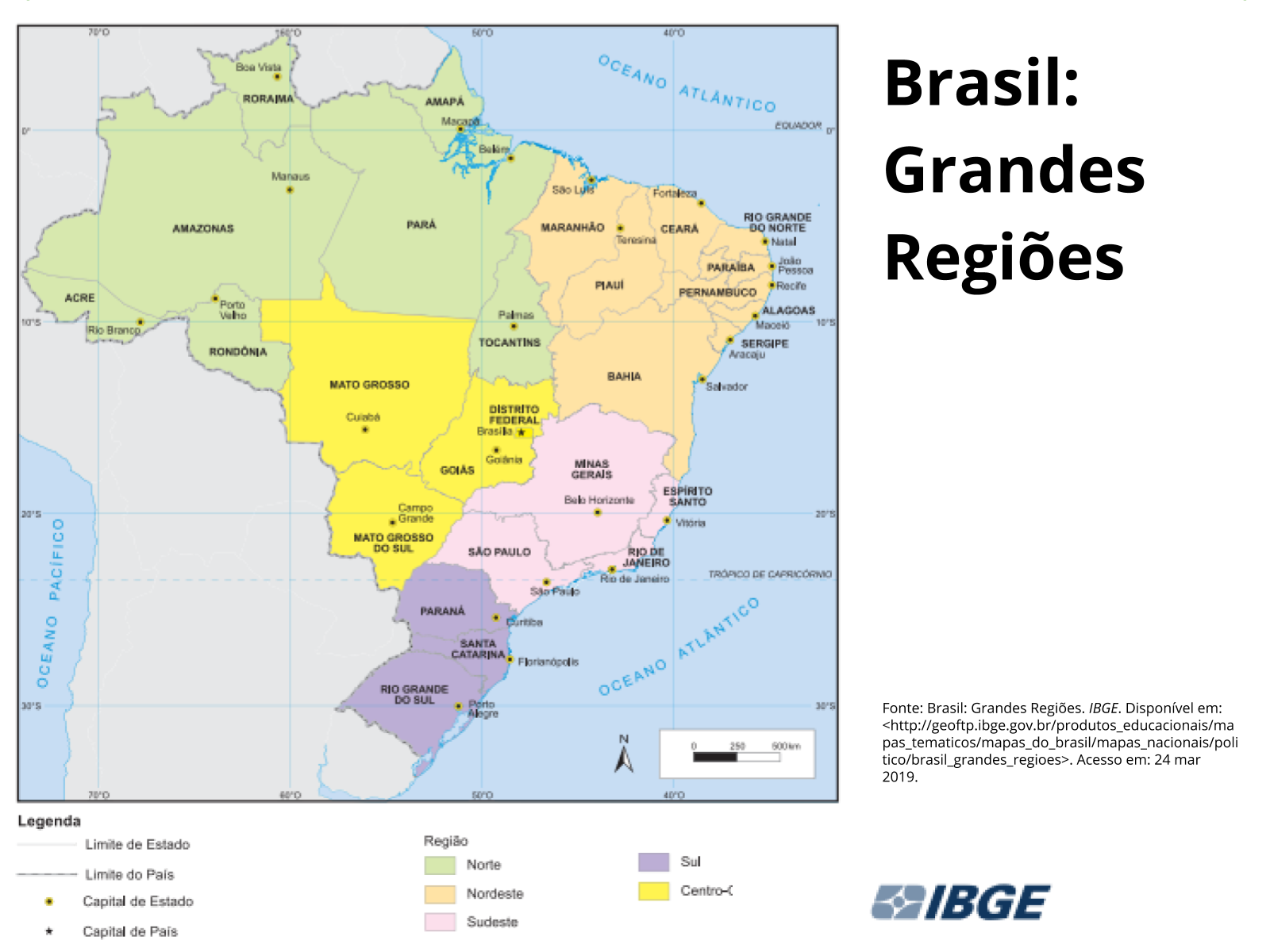 Caça-Palavras dos Estados Brasileiros