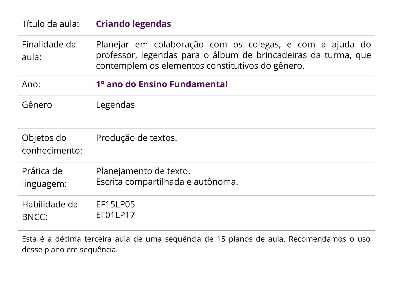 Plano de aula - 1º ano - Caça-palavras na sala de aula