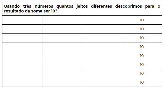 Matemática - ideia de juntar (adição) worksheet