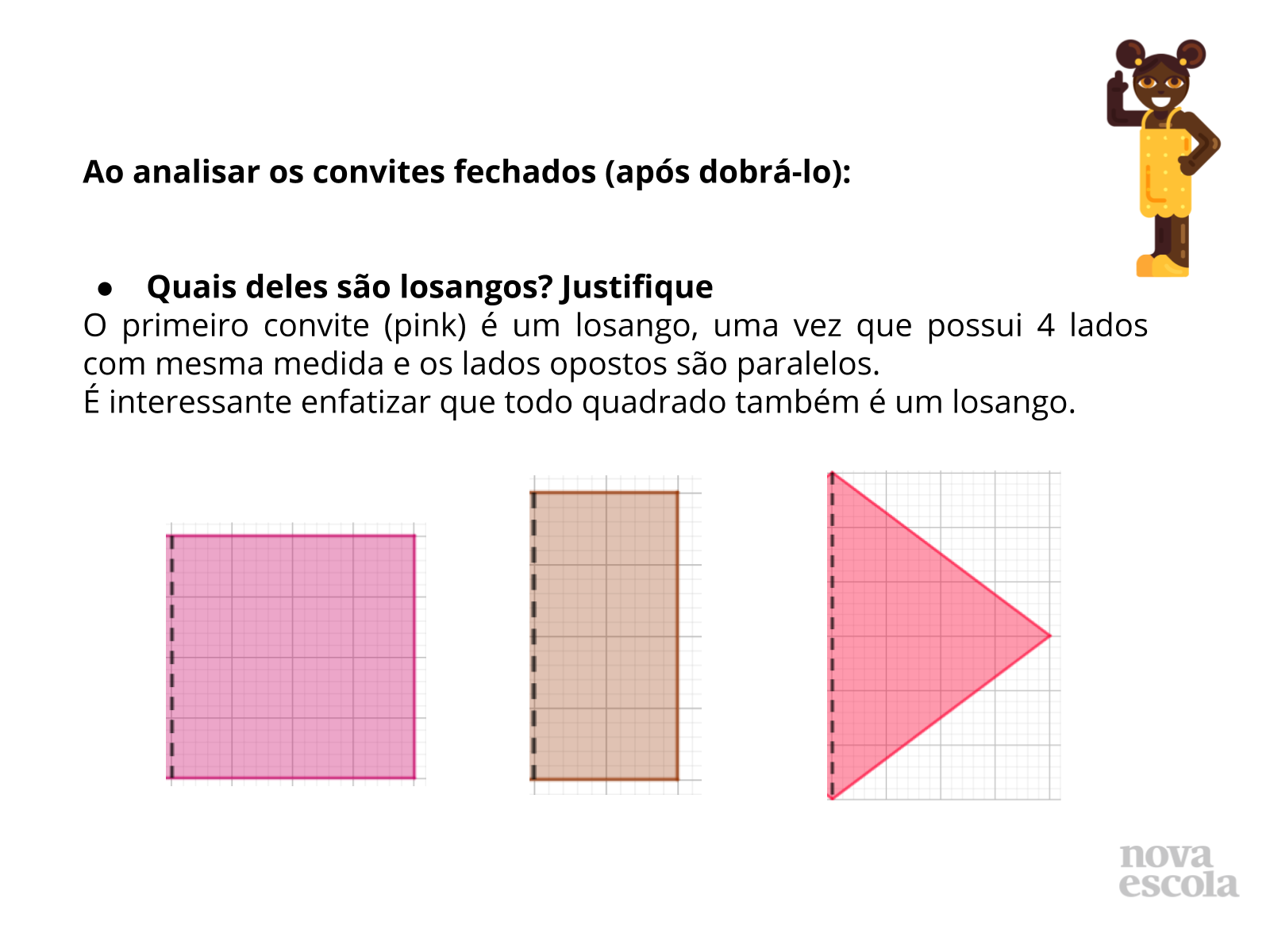 IDENTIFICANDO RET NGULOS, LOSANGOS E QUADRADOS: paralelismo de lados ...