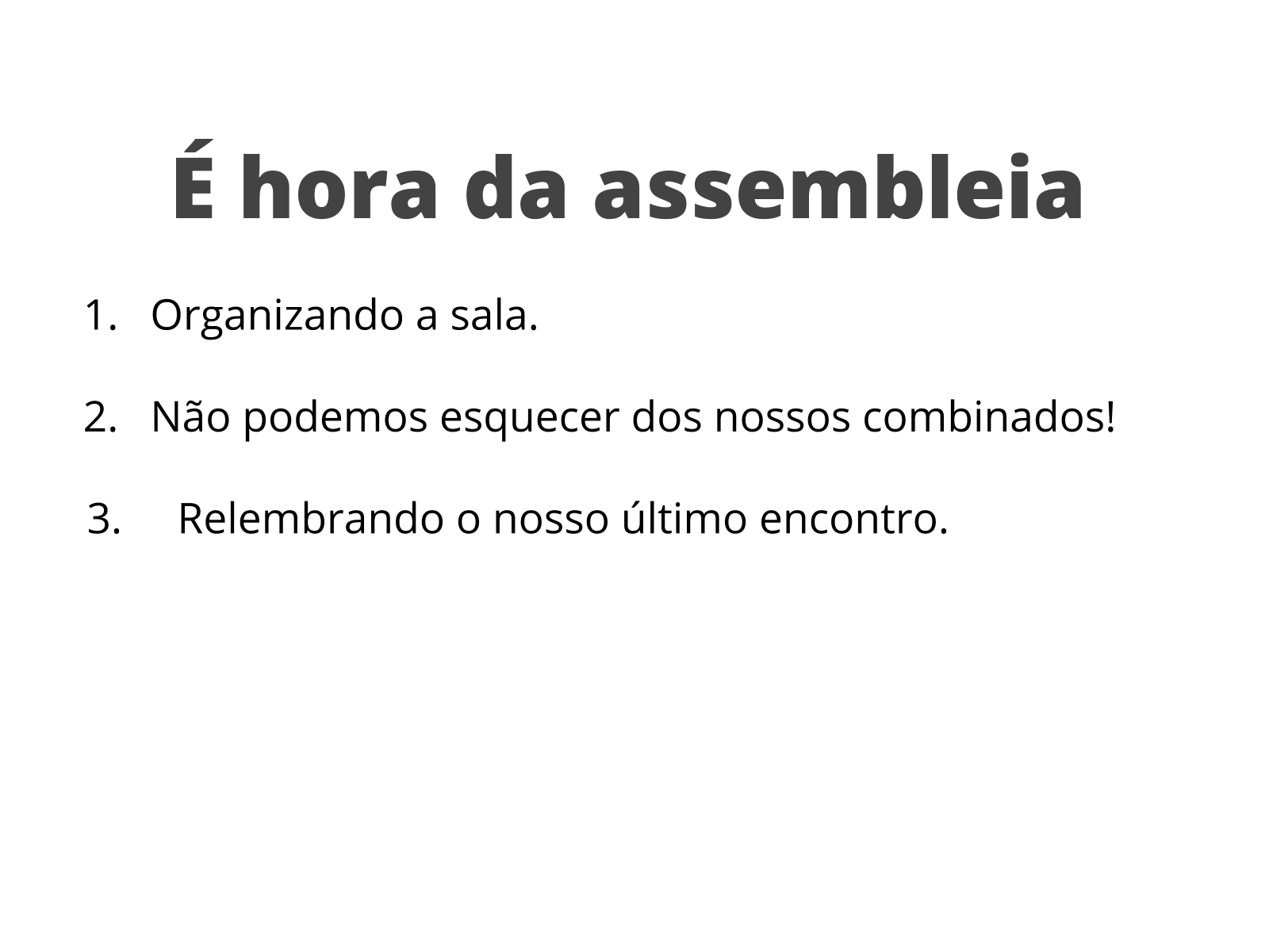 Dinâmica da atividade