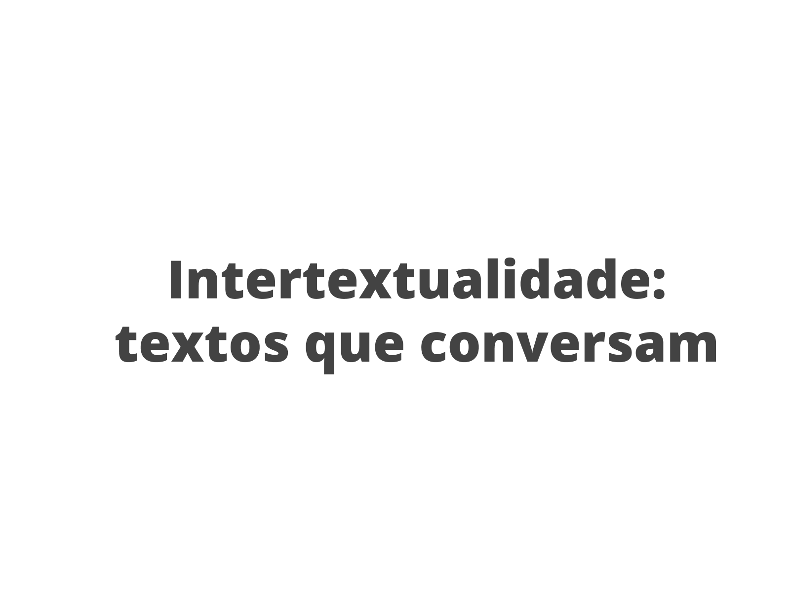 2º. Estabeleça relações entre os Textos 1 e 2 e, se possível, com