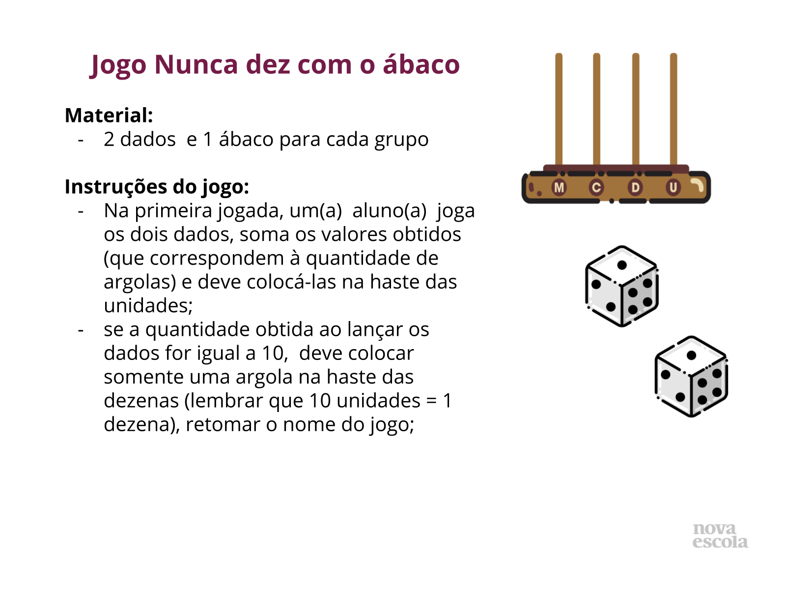 JOGO COM ÁBACO - Planos de aula - 2º ano