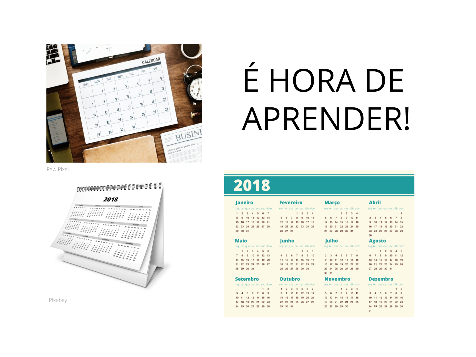 Plano de aula - 2º ano - Descobrindo a história do calendário