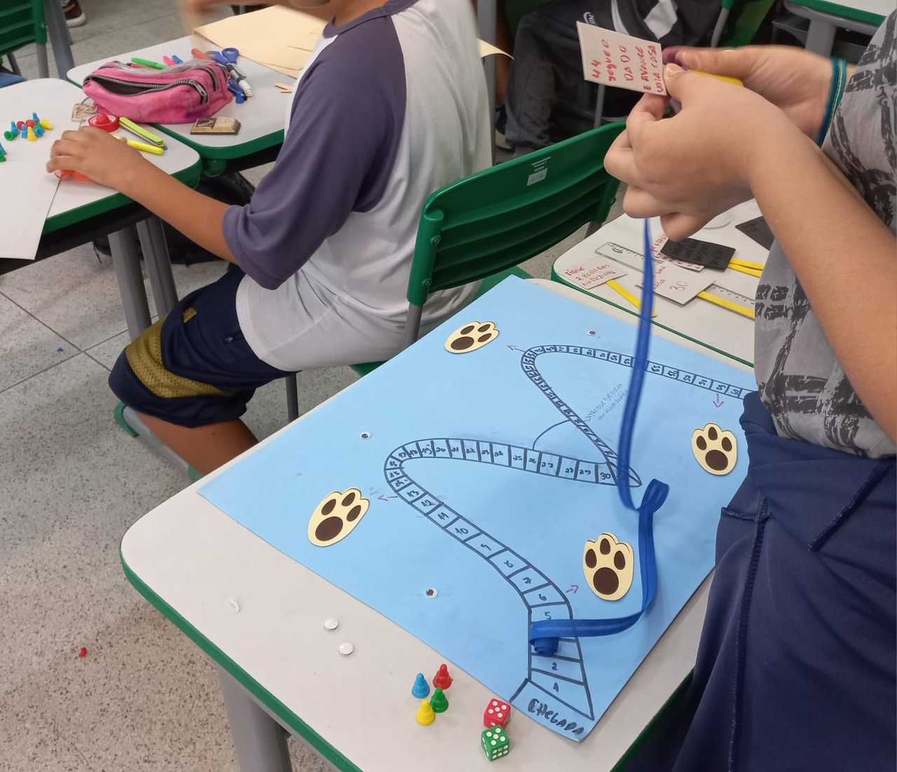 Use jogos construídos pelos alunos para celebrar o Dia da Matemática