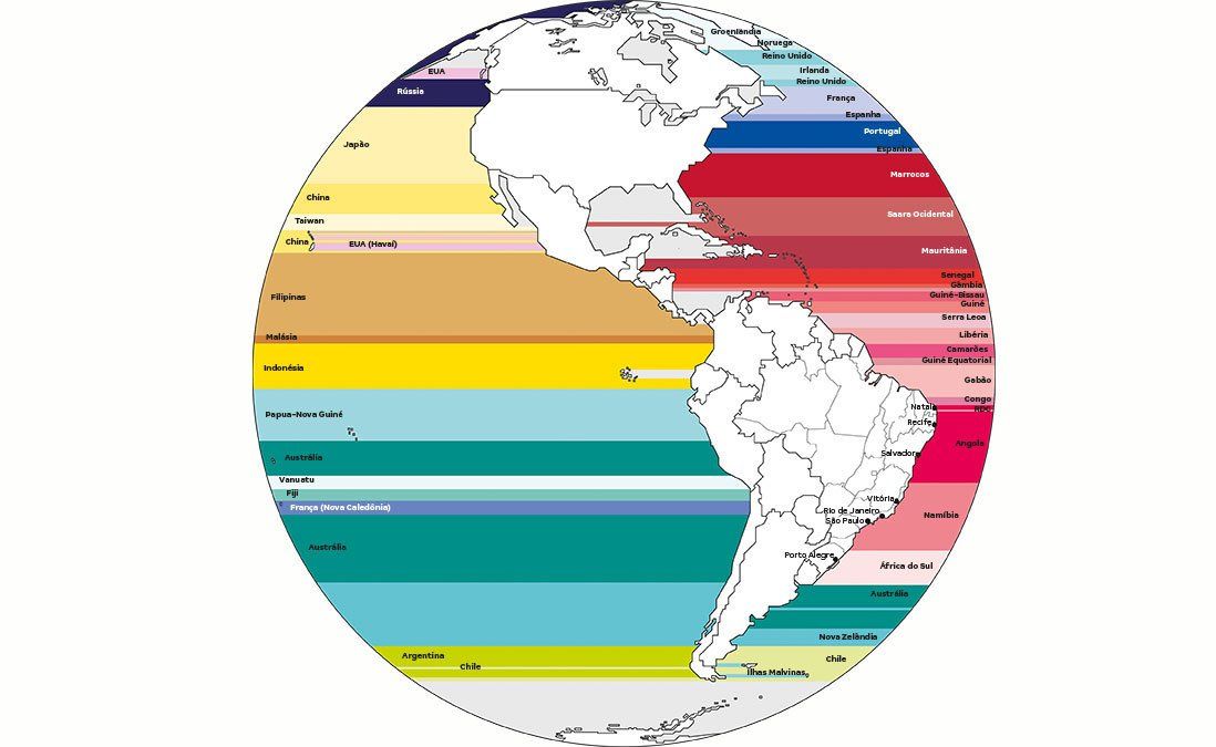 Mapa-Múndi: continentes, países e oceanos - Toda Matéria